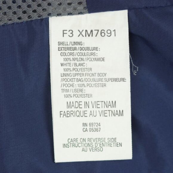 Columbia Men's XXL Blue & Gray Full Zip Interchange Shell Performance Jacket - Picture 11 of 12